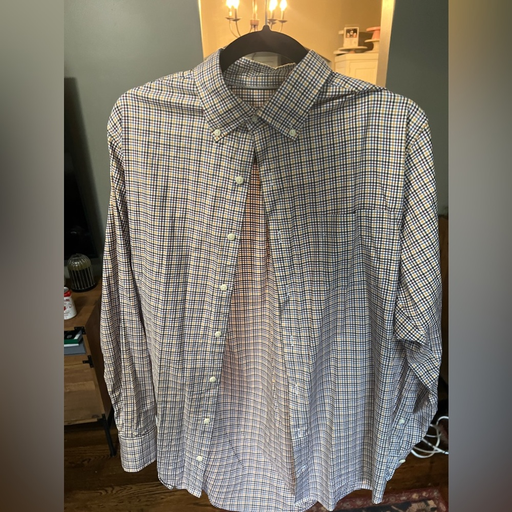 Peter Millar Button Down from Garden City Golf Club Plaid